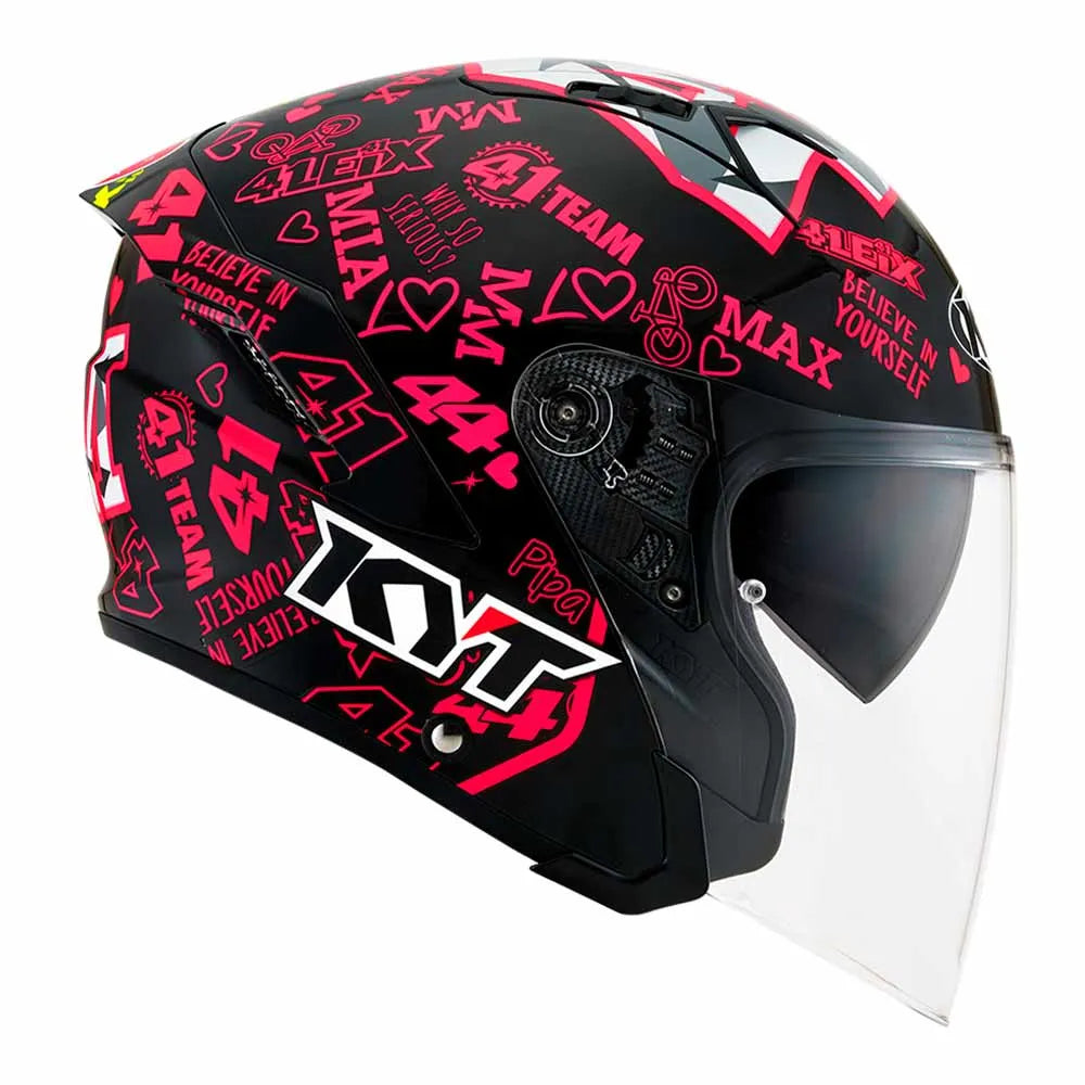 Capacete KYT NFJ Espargaro 20 Aberto