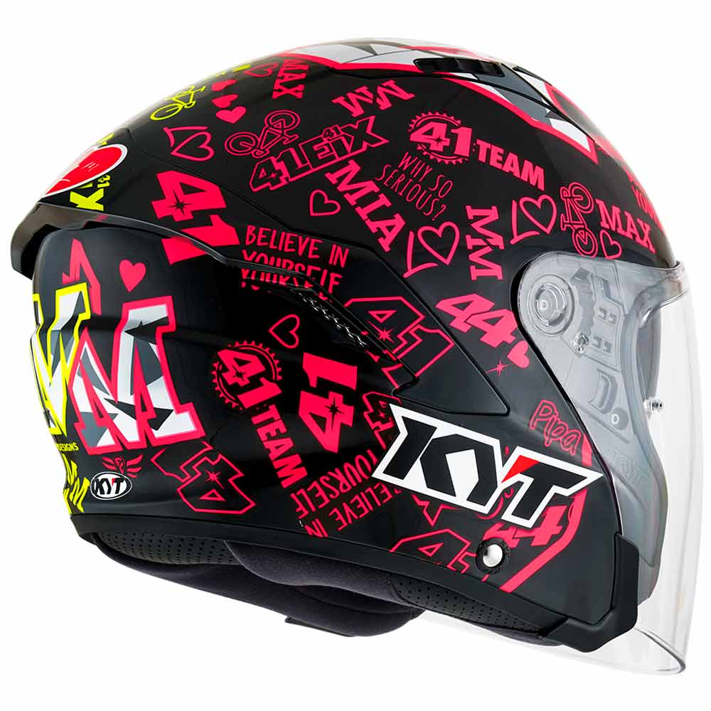 Capacete KYT NFJ Espargaro 20 Aberto