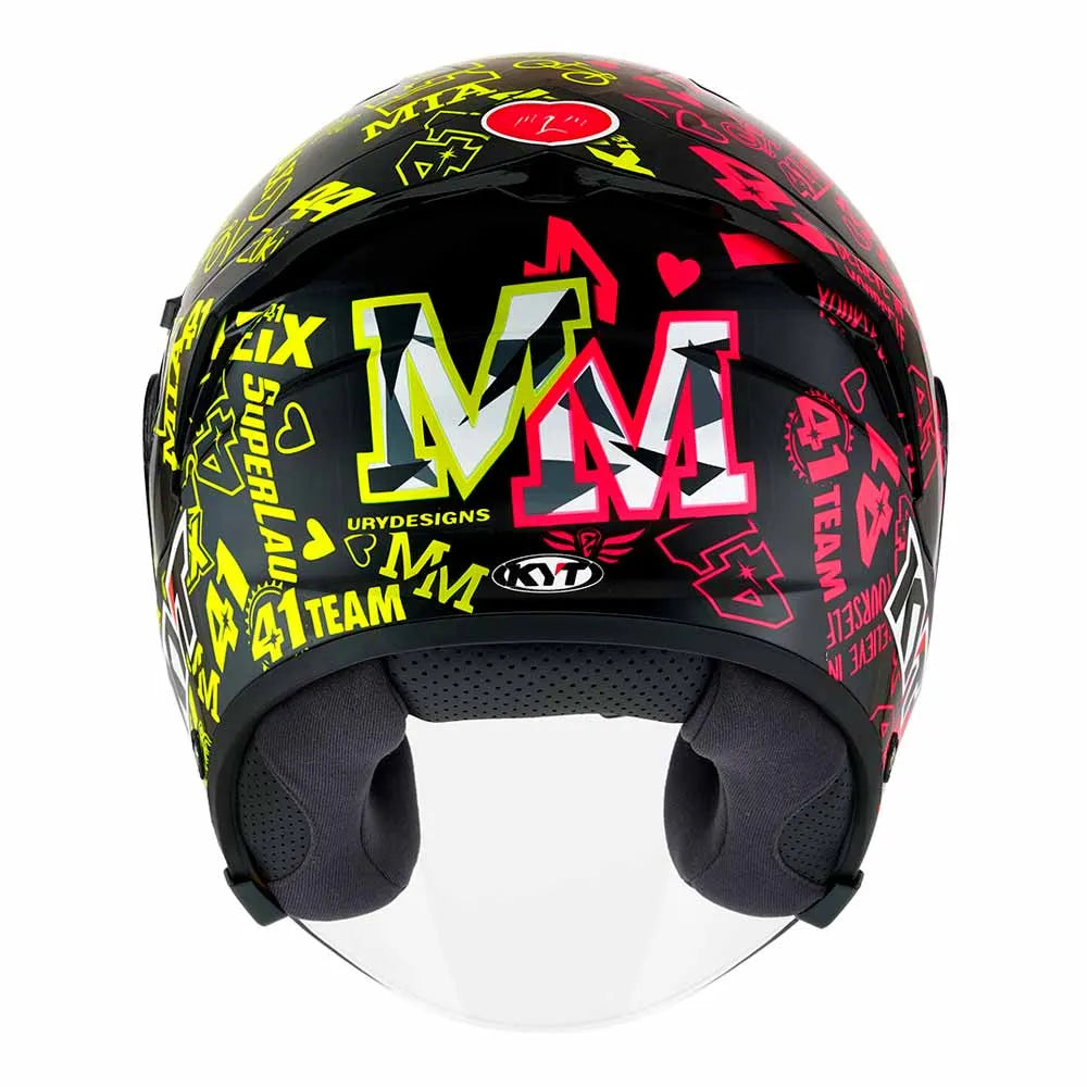 Capacete KYT NFJ Espargaro 20 Aberto