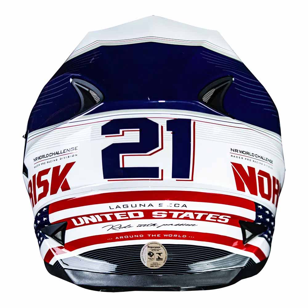 Capacete Norisk FF302 Grand Prix USA