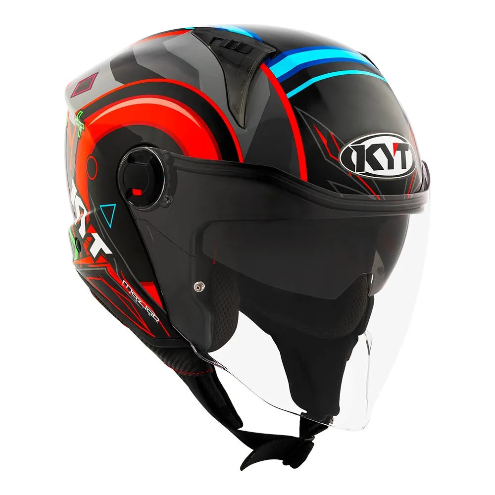 Capacete KYT D-City Ratthapark Play Aberto