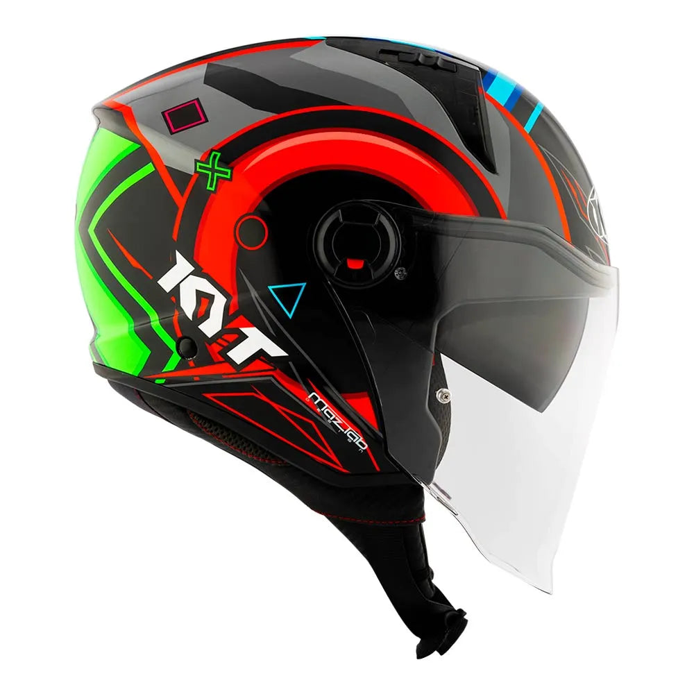 Capacete KYT D-City Ratthapark Play Aberto