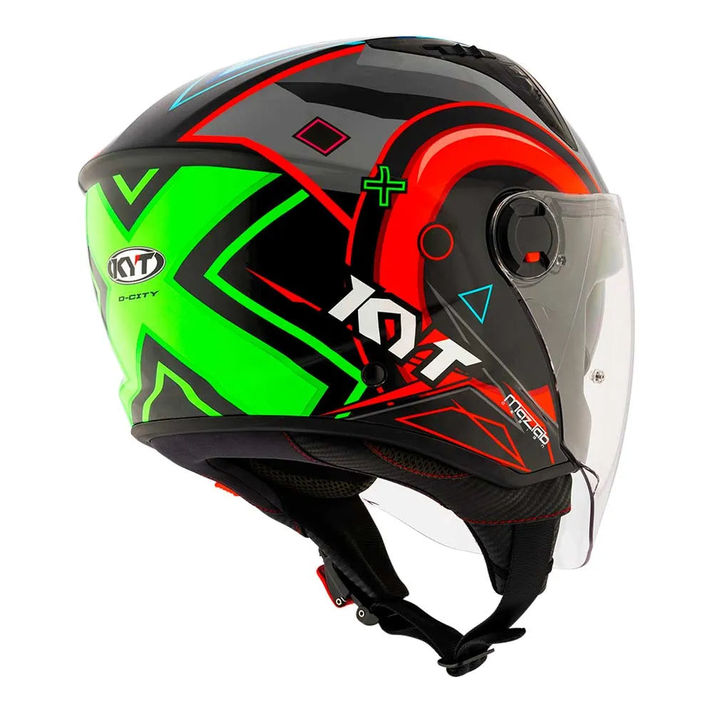 Capacete KYT D-City Ratthapark Play Aberto