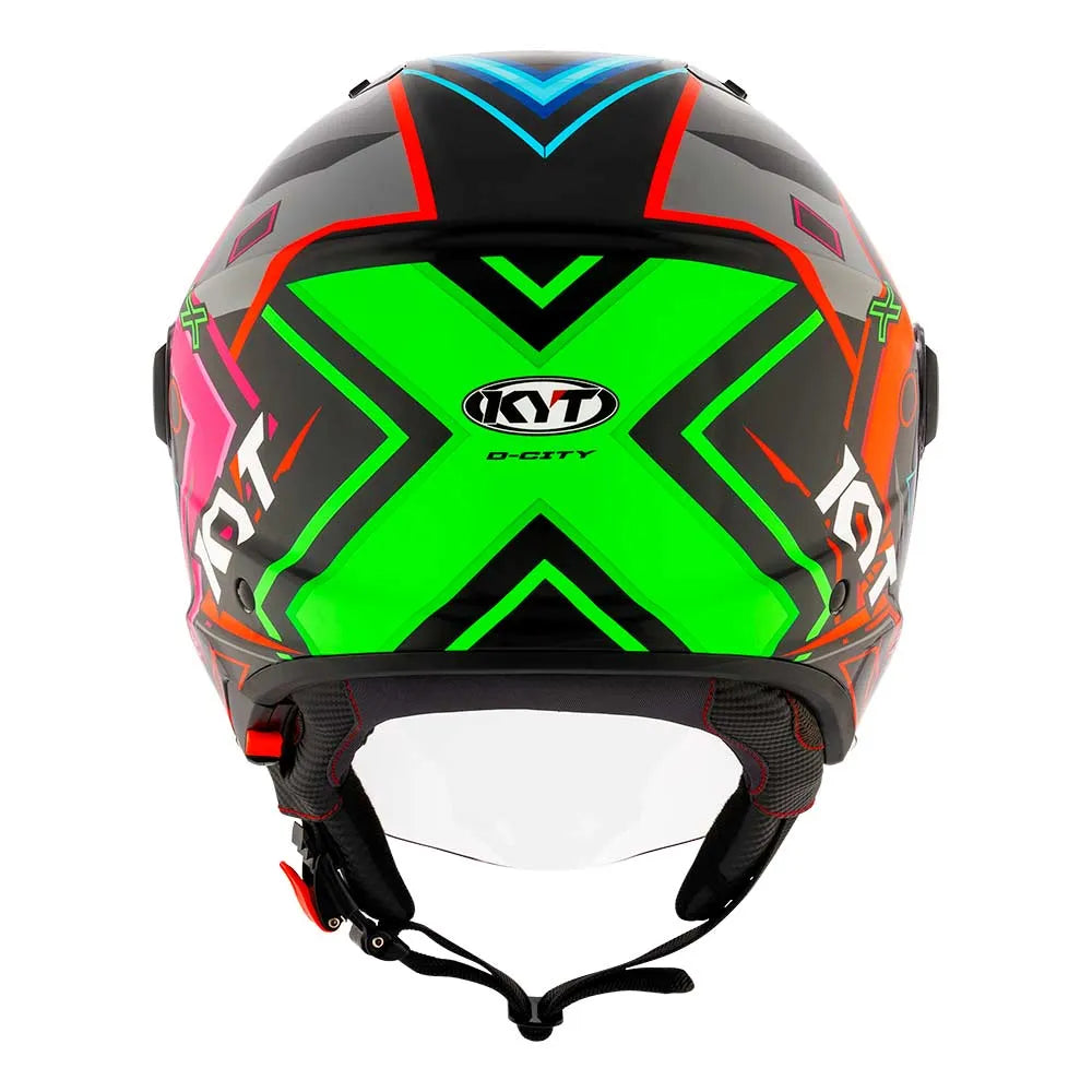 Capacete KYT D-City Ratthapark Play Aberto