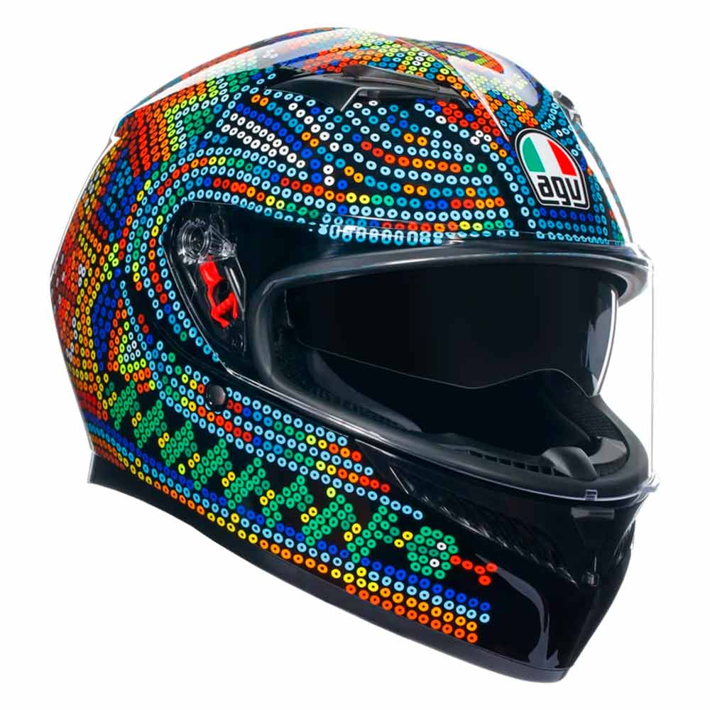 Capacete AGV K3 Rossi Winter Test 2018