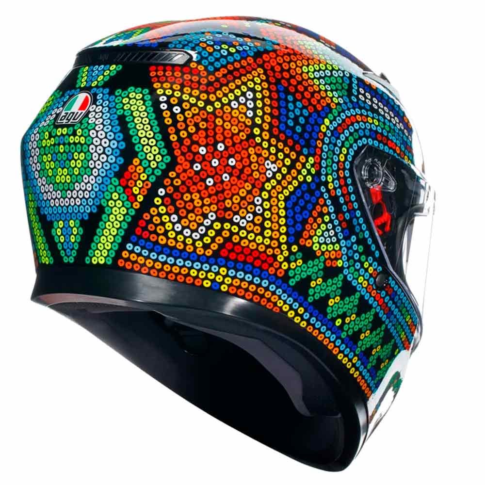 Capacete AGV K3 Rossi Winter Test 2018