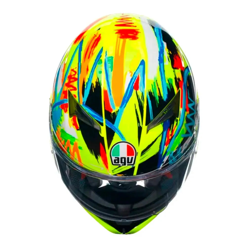 Capacete AGV K3 Rossi Winter Test 2019