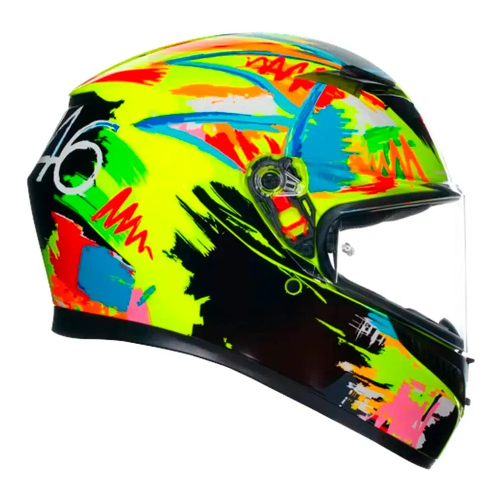 Capacete AGV K3 Rossi Winter Test 2019