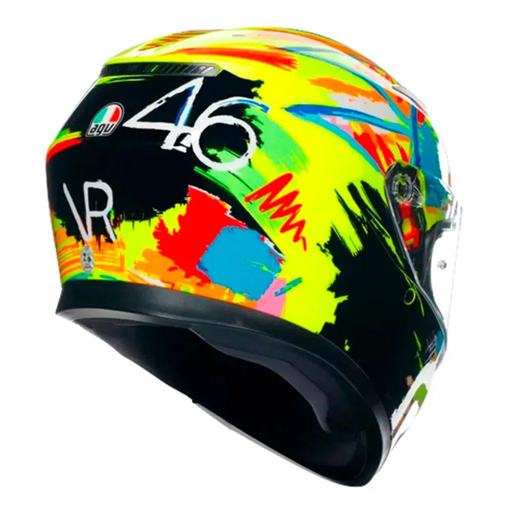 Capacete AGV K3 Rossi Winter Test 2019