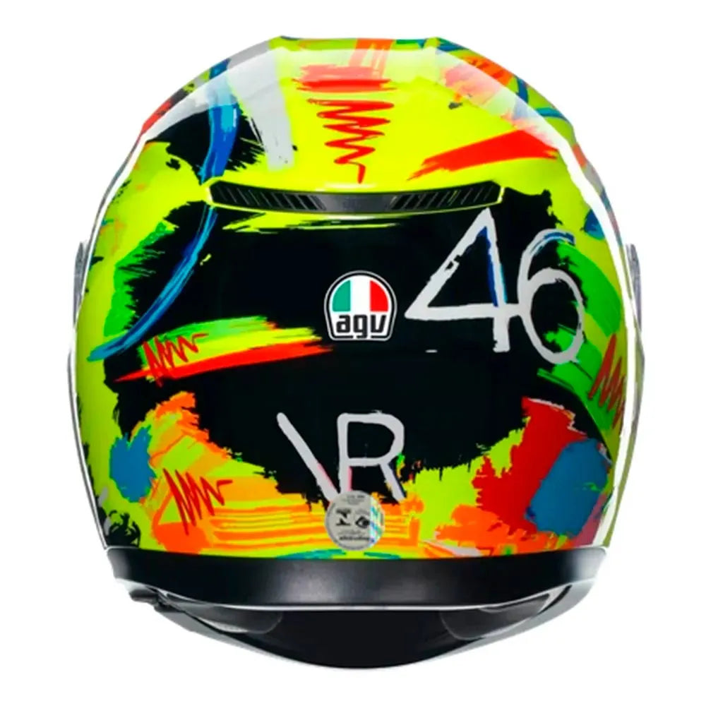 Capacete AGV K3 Rossi Winter Test 2019