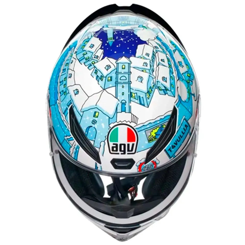 Capacete Agv K1S Rossi Winter Test 2017