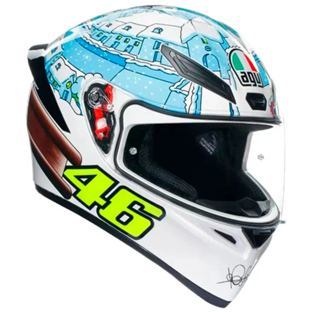 Capacete Agv K1S Rossi Winter Test 2017