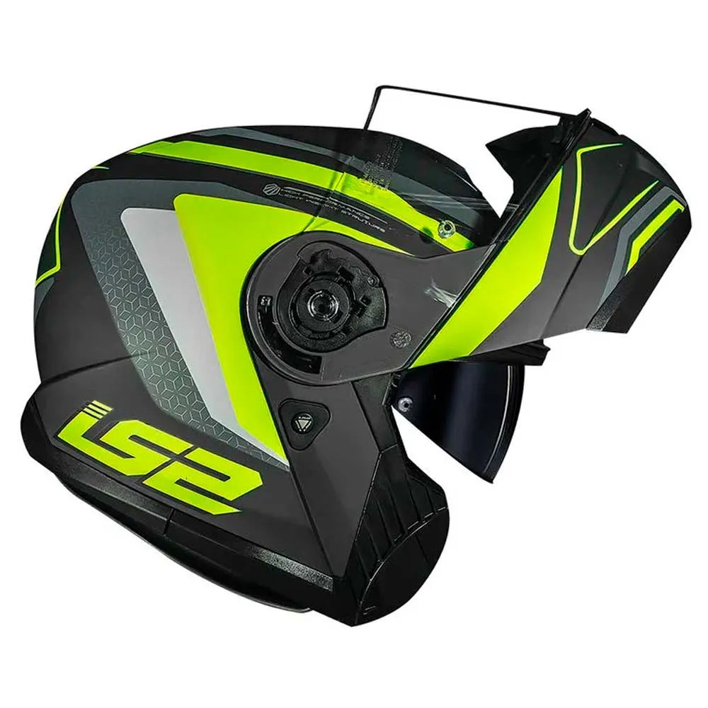 Capacete LS2 FF908 Strobe II Phantom Escamoteável