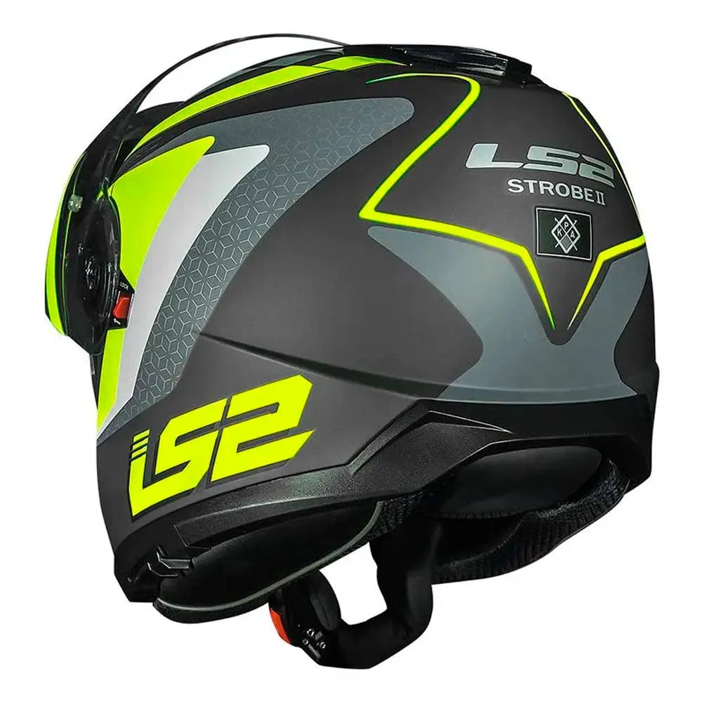 Capacete LS2 FF908 Strobe II Phantom Escamoteável