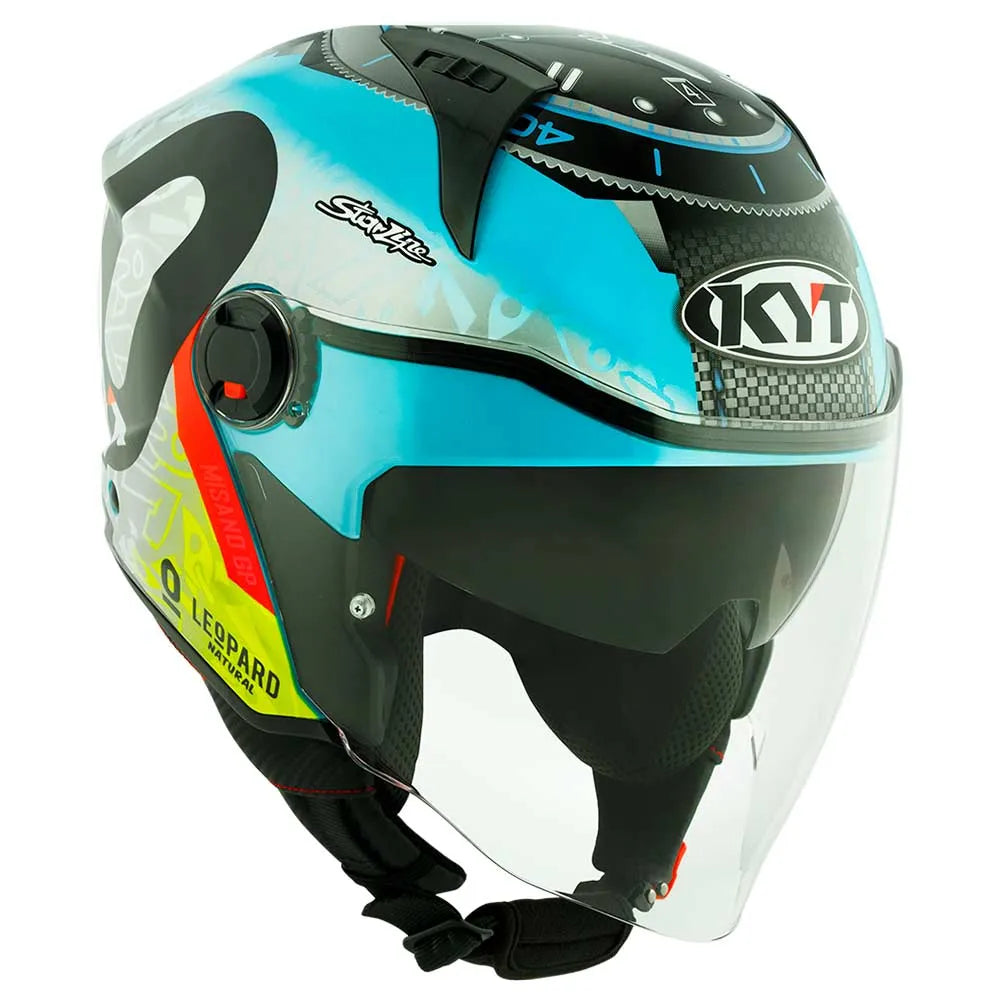 Capacete Kyt D-City Foggia Misano 2022 Aberto