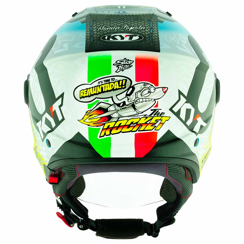 Capacete Kyt D-City Foggia Misano 2022 Aberto