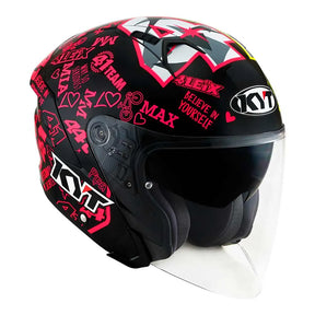 Capacete KYT NFJ Espargaro 20 Aberto