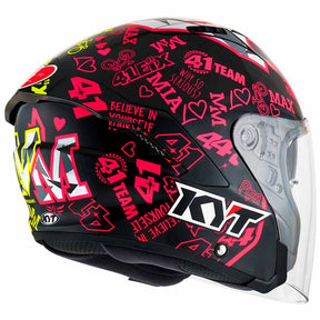 Capacete KYT NFJ Espargaro 20 Aberto
