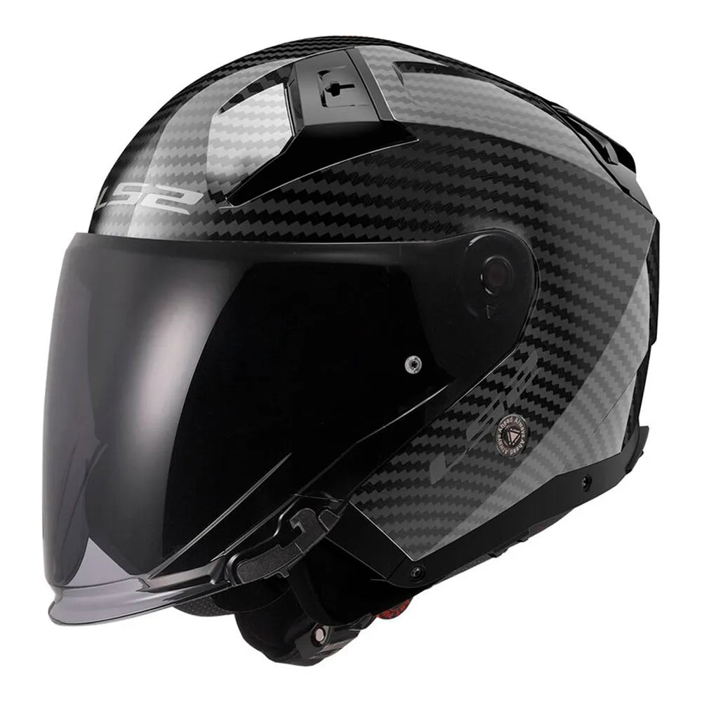 Capacete LS2 OF603 Infinity II Carbon Solid