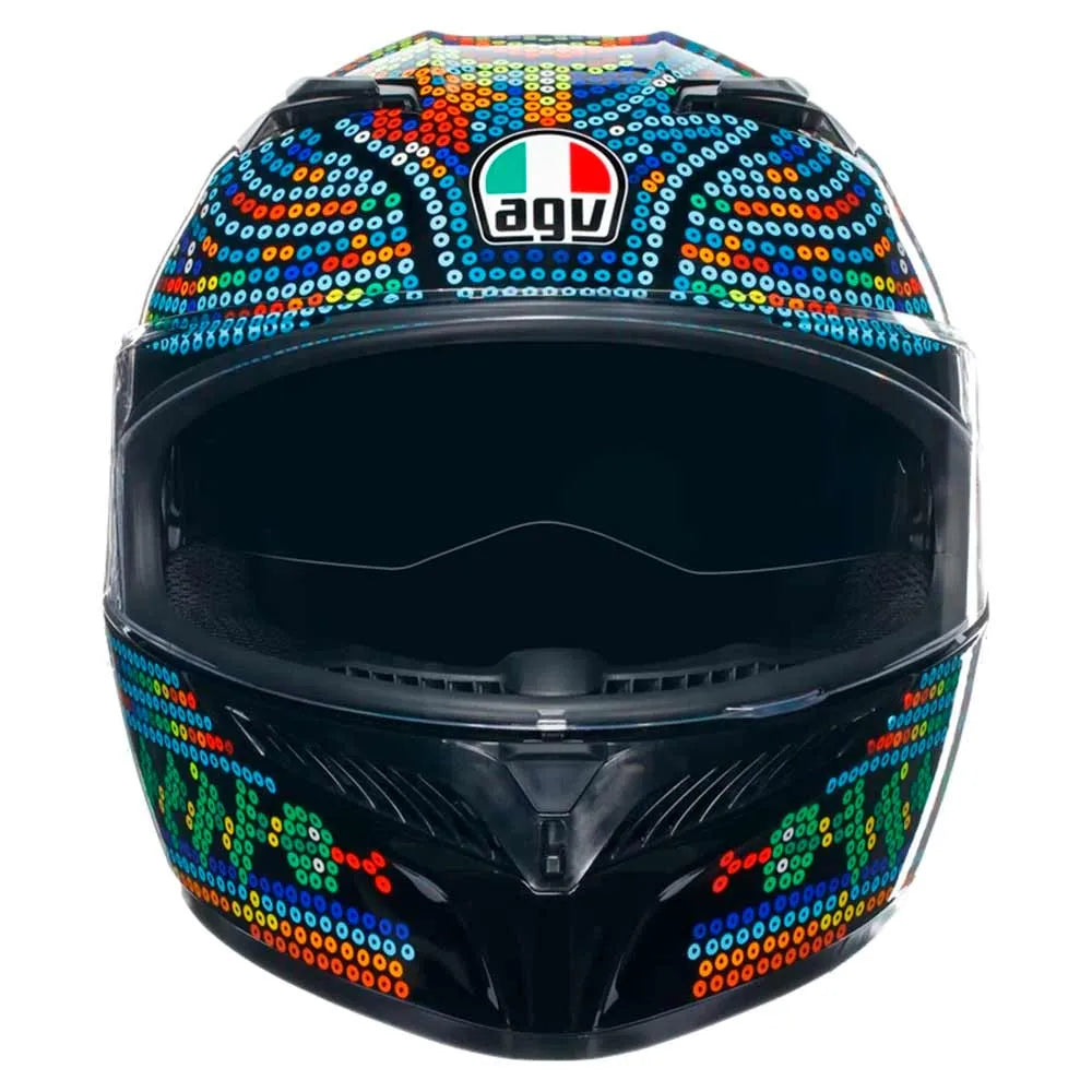 Capacete AGV K3 Rossi Winter Test 2018