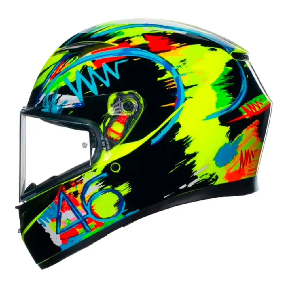 Capacete AGV K3 Rossi Winter Test 2019