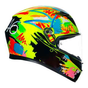 Capacete AGV K3 Rossi Winter Test 2019