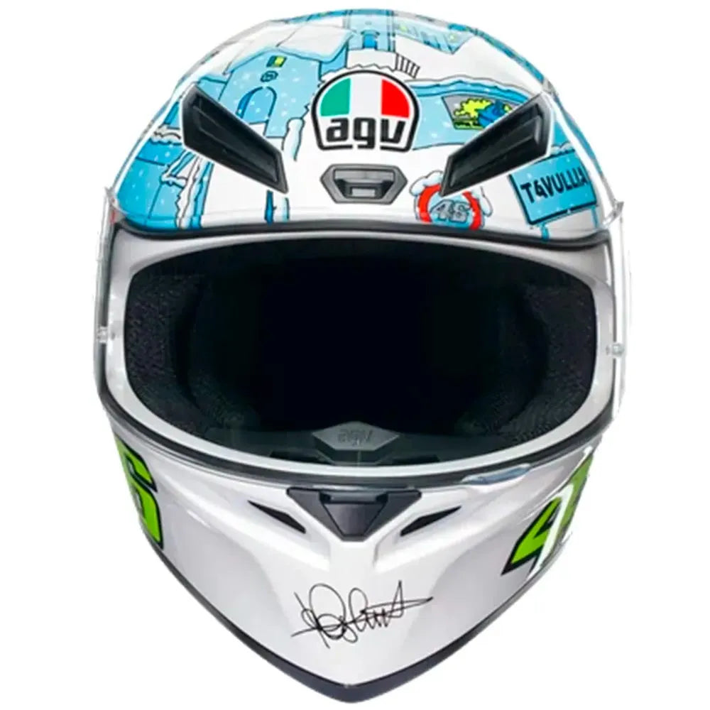 Capacete Agv K1S Rossi Winter Test 2017