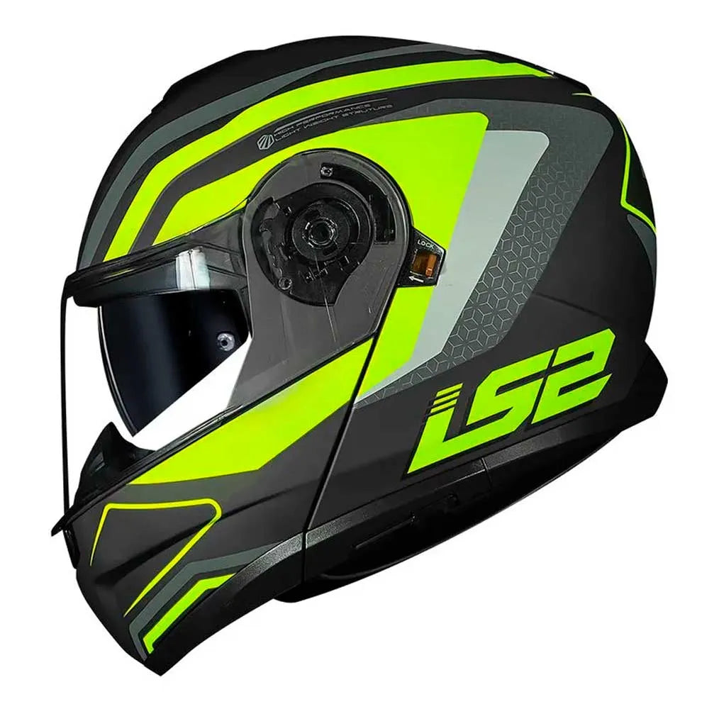 Capacete LS2 FF908 Strobe II Phantom Escamoteável